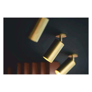 JS-GL-8202-1 - Antique Brass Metal Led Ceiling Light