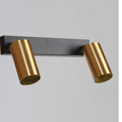 JS-GL-8202-2W - BLACK & ANTIQUE BRASS METAL Led Picture Lights