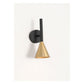 JS-GL-8204-1 - ANTIQUE BRASS & BLACK & GOLD METAL Led Wall Light