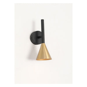 JS-GL-8204-1 - ANTIQUE BRASS & BLACK & GOLD METAL Led Wall Light