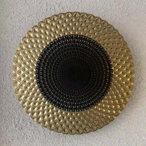 JS-GL-8212-270-GD - BLACK & GOLD METAL Artistic Wall Light