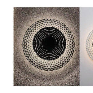JS-GL-8212-270-WH - Black & White Metal Modern Wall Light