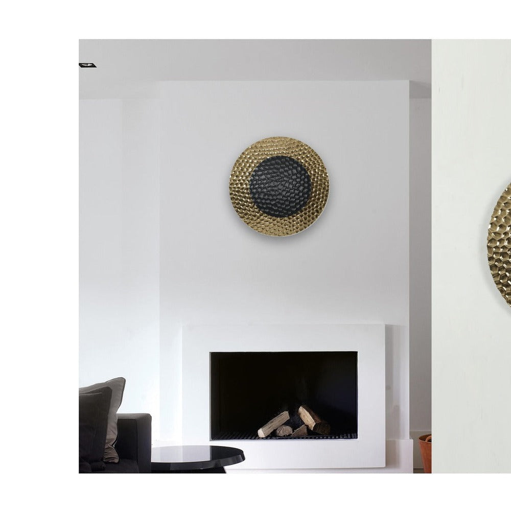 JS-GL-8213-250,300 BK-GD - Black & Gold Metal Modern Wall Light