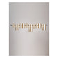 JS-GL-82188-L - Chrome Metal & Glass Led Chandelier