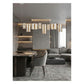 JS-GL-82188-L - Chrome Metal & Glass Led Chandelier