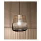 JS-GL-8227-A - BLACK & GOLD Metal Hanging Light