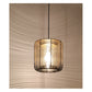 JS-GL-8231-A - BLACK & GOLD Metal Hanging Light