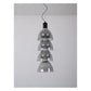 JS-GL-8318-B - Black Metal & Glass & Acrylic Led Hanging Light