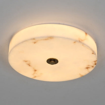 JS-GL-8540-C - Antique Brass Metal & Resin Led Ceiling Light