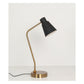 JS-GL-8595-AB-BK - ANTIQUE BRASS & BLACK & WHITE METAL Led Floor Lamp