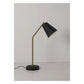 JS-GL-8598-BK - ANTIQUE BRASS & BLACK & WHITE METAL Led Floor Lamp