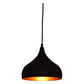 JS-GL-8605-1 - BLACK & GOLD Metal Hanging Light