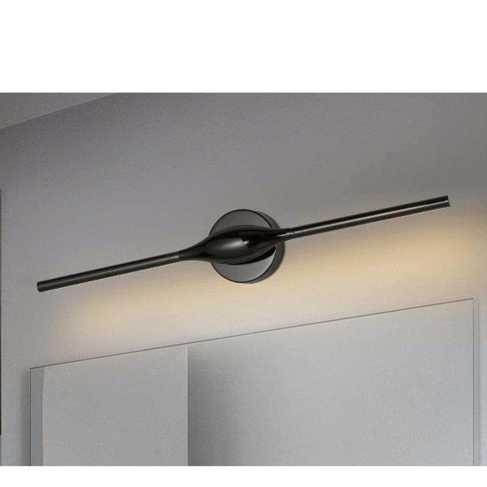 JS-GL-8780-L GB - Gun Black Metal & Acrylic Led Mirror Lights