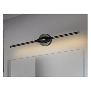 JS-GL-8780-L GB - Gun Black Metal & Acrylic Led Mirror Lights