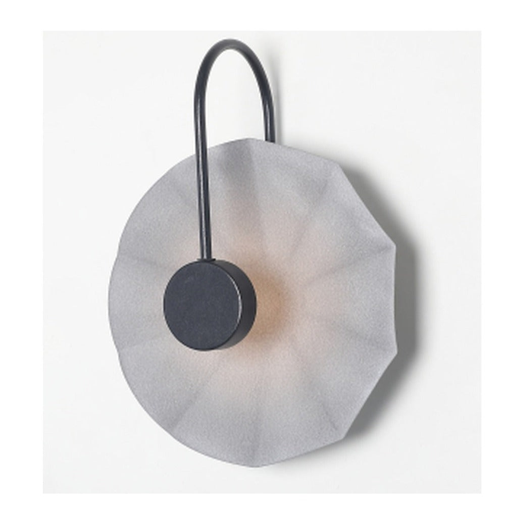 JS-GL-883-GY - GREY & BLACK METAL & ACRYLIC Modern Hanging Light