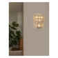 JS-GL-9038 - Antique Brass Metal Glass Hanging Light