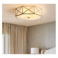 JS-GL-9041-450 - BRASS GOLD BRASS Glass Hanging Light