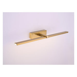 JS-GL-9091-600 - Antique Brass Metal & Acrylic Led Picture Lights
