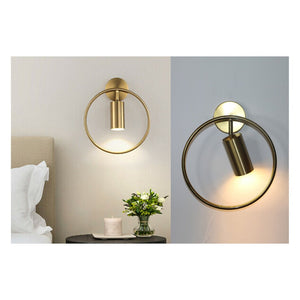 JS-GL-9097-1 - Antique Brass Metal Modern Wall Light