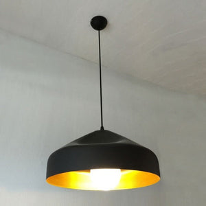JS-GL-9100 - Gold & Black Metal Modern Hanging Light