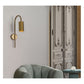 JS-GL-9726-W - ANTIQUE BRASS METAL Led Wall Light