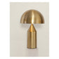 JS-GL-9818-TL - ANTIQUE BRASS & WHITE METAL Led Table Lamp