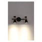 JS-GL-9977-2CP - Antique Copper & Black Metal Modern Wall Light
