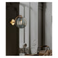 JS-GL-AW-SM - ANTIQUE BRASS METAL & GLASS Modern Wall Light