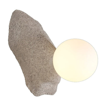 JS-GL-B1-GY - Grey Metal & Glass & Concrete Modern Wall Light