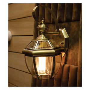 JS-GL-B6001-S - ANTIQUE BRASS Outdoor Wall Light
