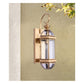 JS-GL-B6007-1 - ANTIQUE BRASS METAL BRASS & GLASS Brass Wall Light