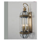 JS-GL-B6007-3 - ANTIQUE BRASS METAL BRASS & GLASS Brass Wall Light