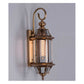 JS-GL-B6008-1 - ANTIQUE BRASS METAL BRASS & GLASS Brass Wall Light