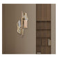 JS-GL-B9951-1 - FRENCH GOLD METAL & ACRYLIC Led Wall Light