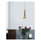 JS-GL-DL-HA - Brushed Brass Metal Marble Hanging Light