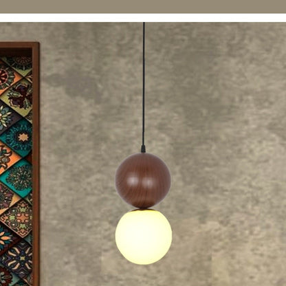 JS-GL-FD1630-DW (A) - METAL Glass Hanging Light