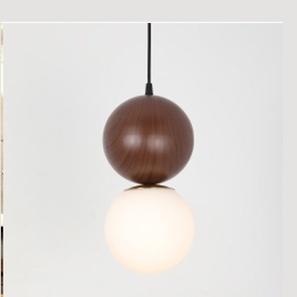 JS-GL-FD1630-LW (B) - METAL Glass Hanging Light