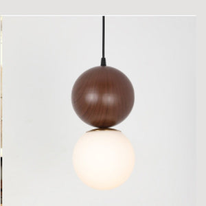JS-GL-FD1630-LW (B) - METAL Glass Hanging Light