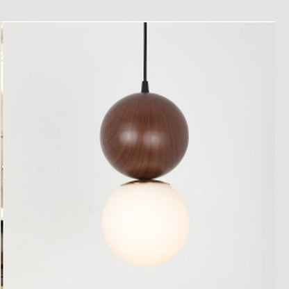 JS-GL-FD1630-LW (B) - METAL Glass Hanging Light