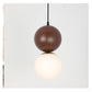 JS-GL-FD1630-LW (B) - METAL Glass Hanging Light