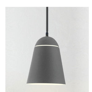 JS-GL-FY027- GY - GREY & WHITE ACRYLIC Metal Hanging Light