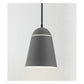 JS-GL-FY027- GY - GREY & WHITE ACRYLIC Metal Hanging Light