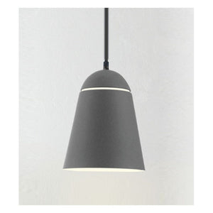JS-GL-FY027- GY - GREY & WHITE ACRYLIC Metal Hanging Light