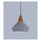 JS-GL-FY036-CX - WHITE & DARK BROWN Metal Hanging Light