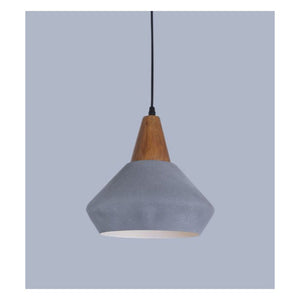 JS-GL-FY036-CX - WHITE & DARK BROWN Metal Hanging Light