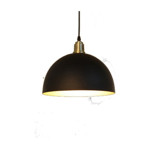 JS-GL-FY038 - BLACK & ANTIQUE BRASS & GOLD Metal Hanging Light