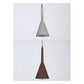 JS-GL-FY06-BR - TEXTURE BROWN & SILVER Metal Hanging Light