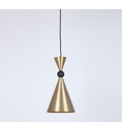 JS-GL-FY09-1 - Black & Antique Brass & Gold Metal Modern Hanging Light