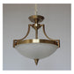 JS-GL-GEH - 6113/3P - Antique Brass Glass Metal Hanging Light