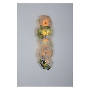 JS-GL-JD-5W - Antique Brass Metal & Onyx Marble Wall Light